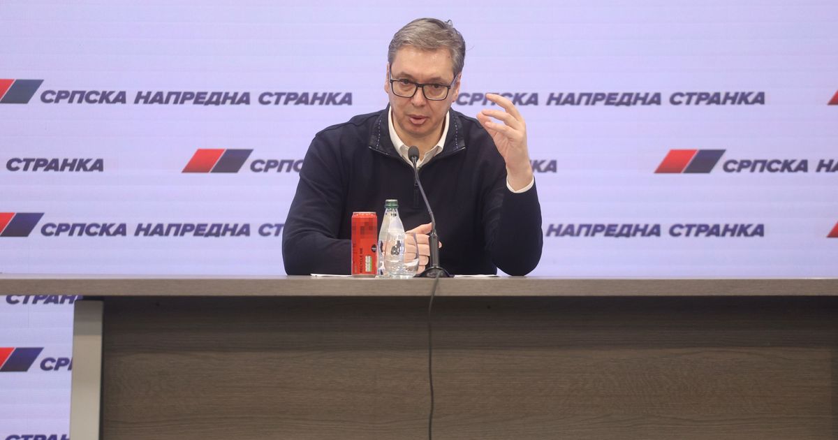 Vučić saopštava rezultate lokalnih izbora Vučić saopštava rezultate lokalnih izbora