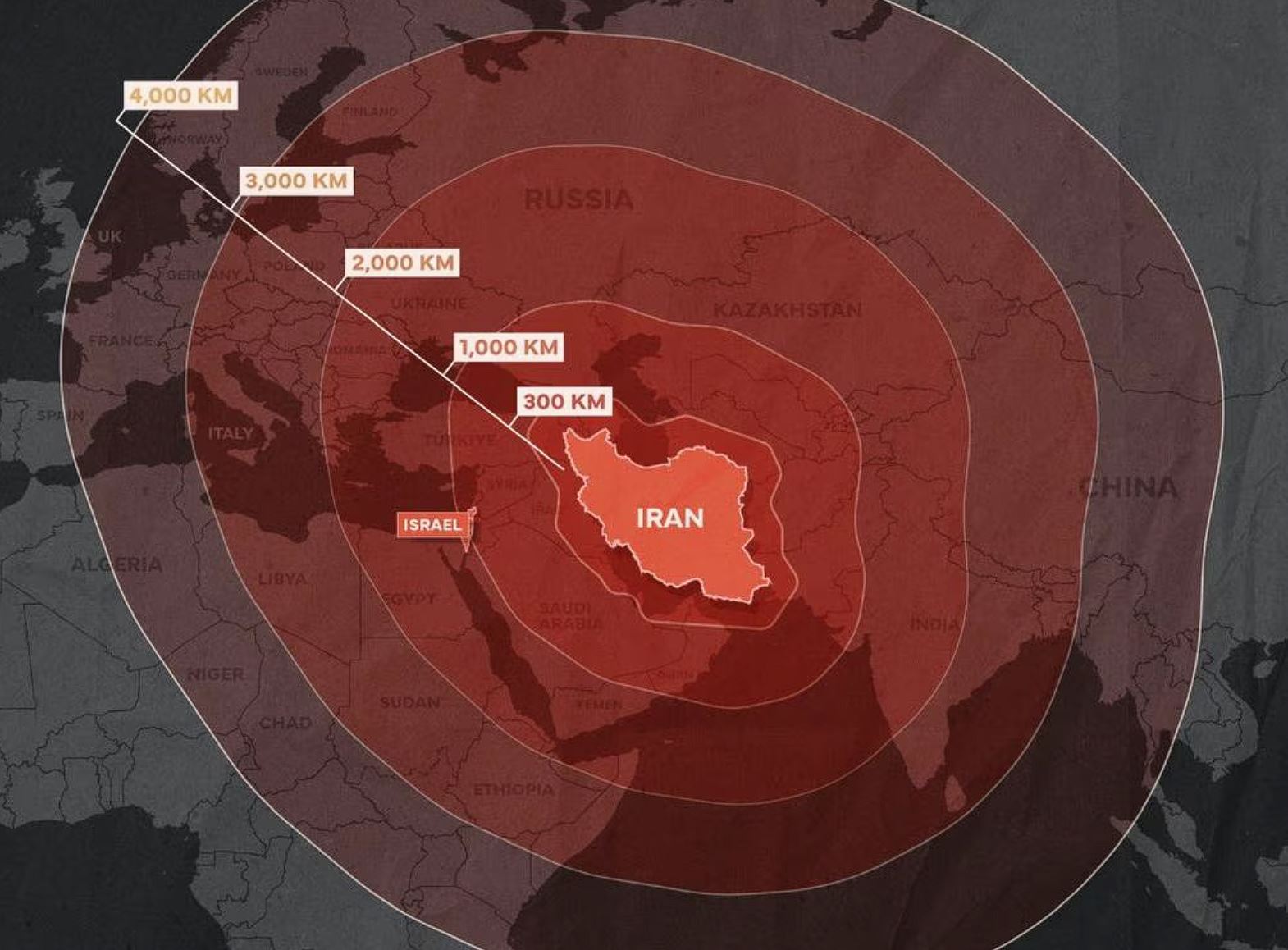 Niko nigde nije bezbedan: Ova strašna mapa pokazuje koliko je Iran opasan i kad mu niste u blizini