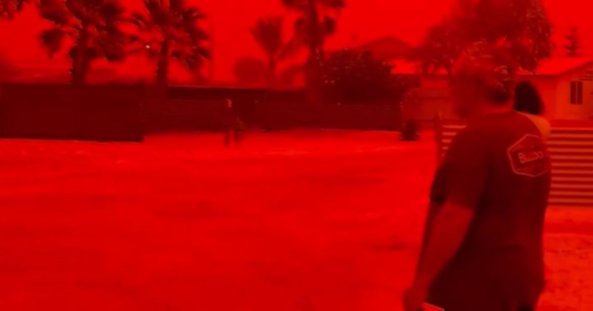 Jezivi prizori iz Australije: Nebo postalo krvavo crveno, vazduh gust, nastao potpuni mrak usred dana