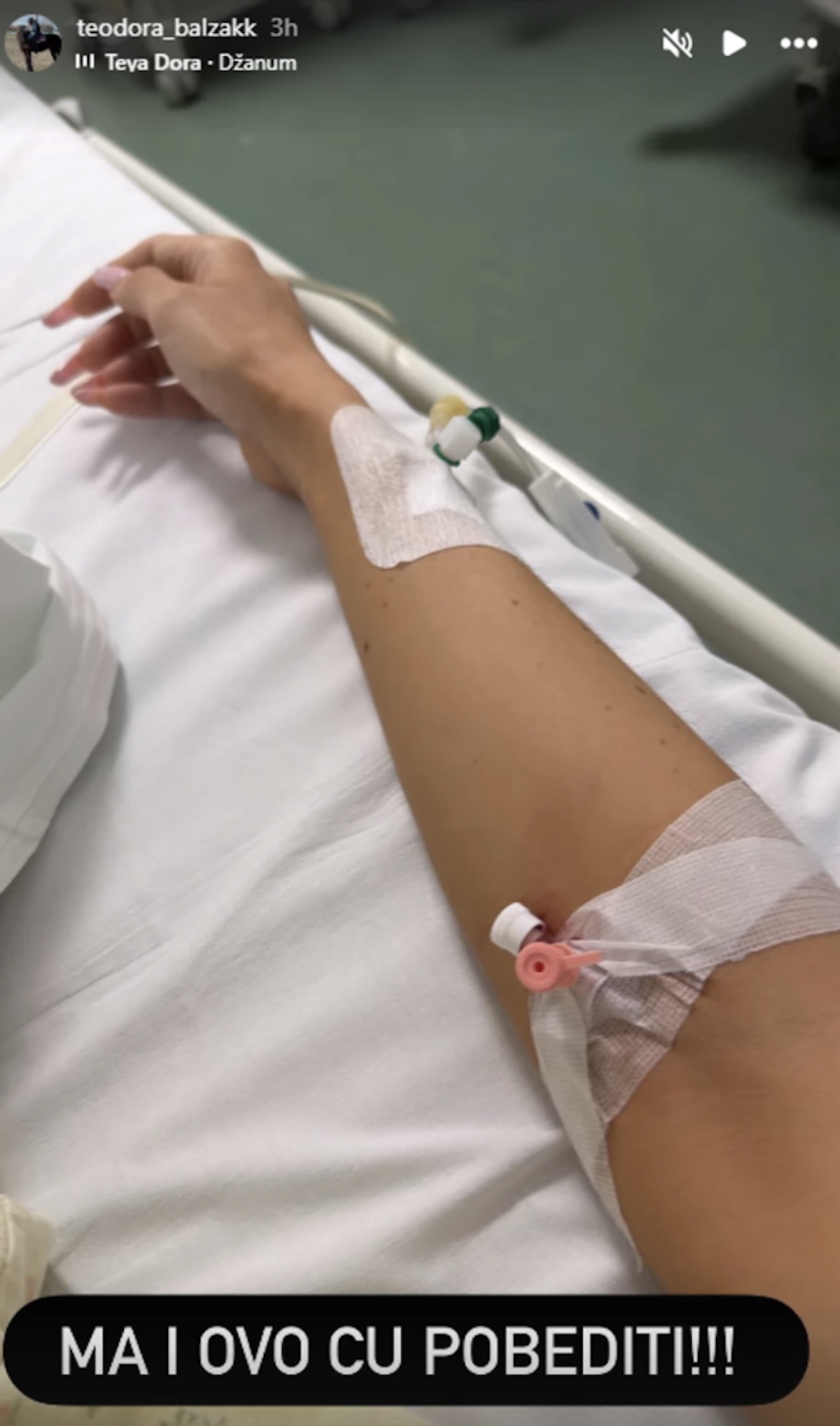 Bivša zadrugarka hospitalizovana: Fotografija iz bolničkog kreveta zabrinula sve