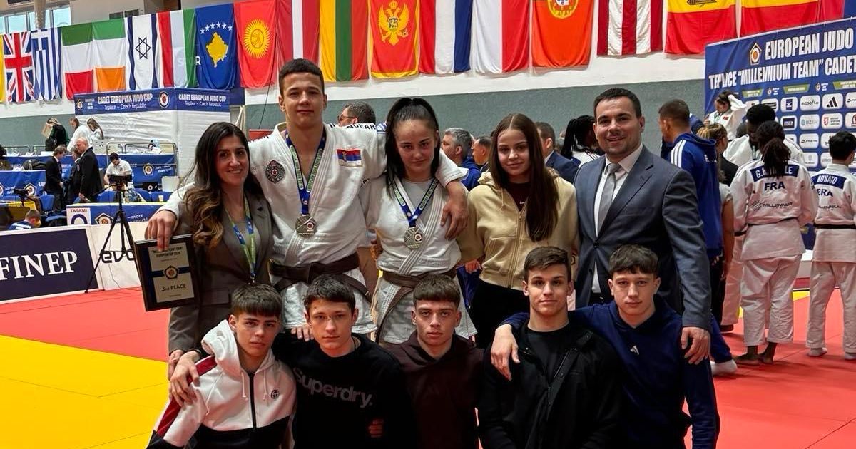 Kadeti Partizana briljirali u Teplicama: Dve bronze i plasman na 7. mesto kao najava velikih rezultata