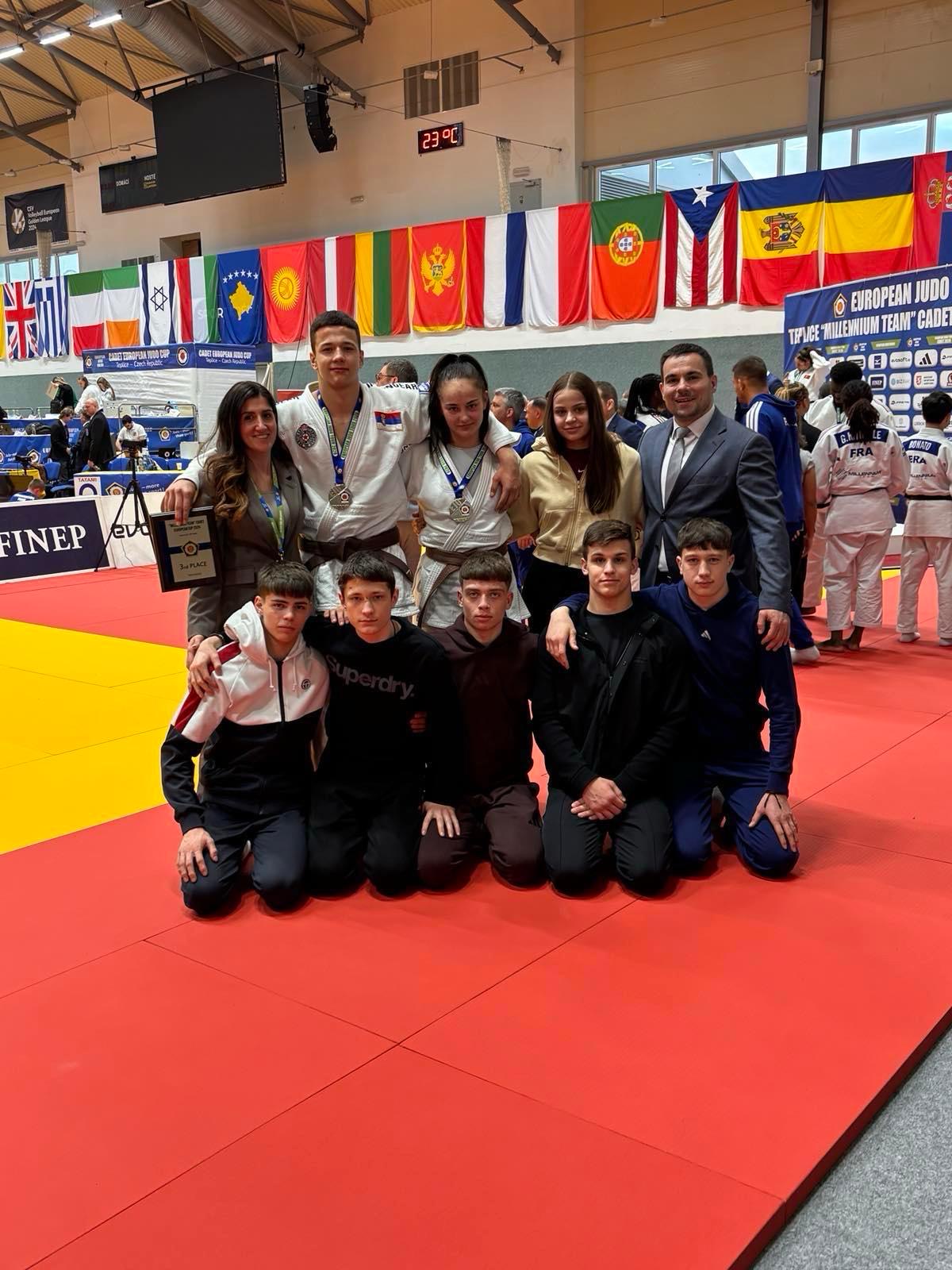 Kadeti Partizana briljirali u Teplicama: Dve bronze i plasman na 7. mesto kao najava velikih rezultata