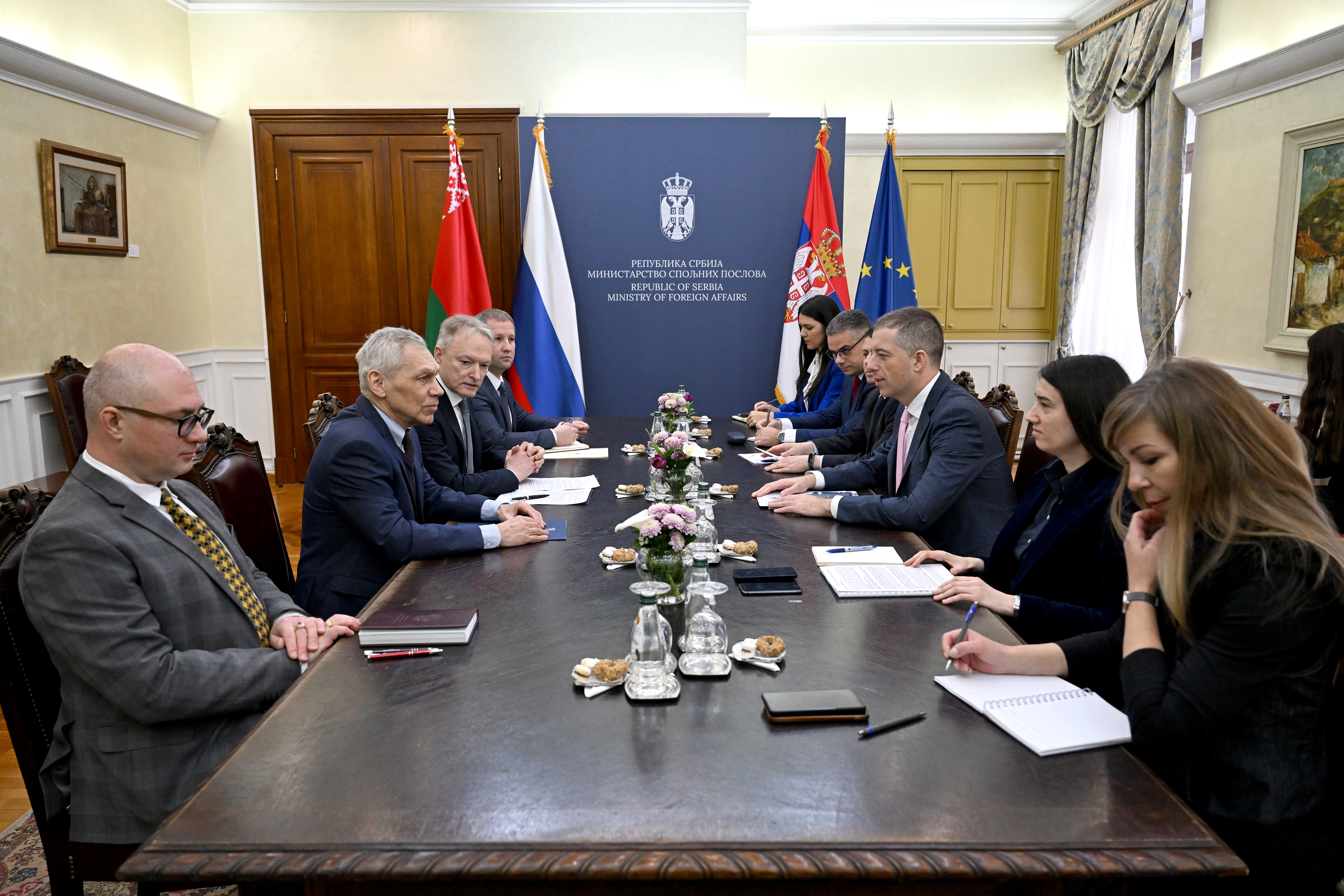 Đurić sa ambasadorima Rusije i Belorusije o bilateralnim odnosima i regionalnoj situaciji