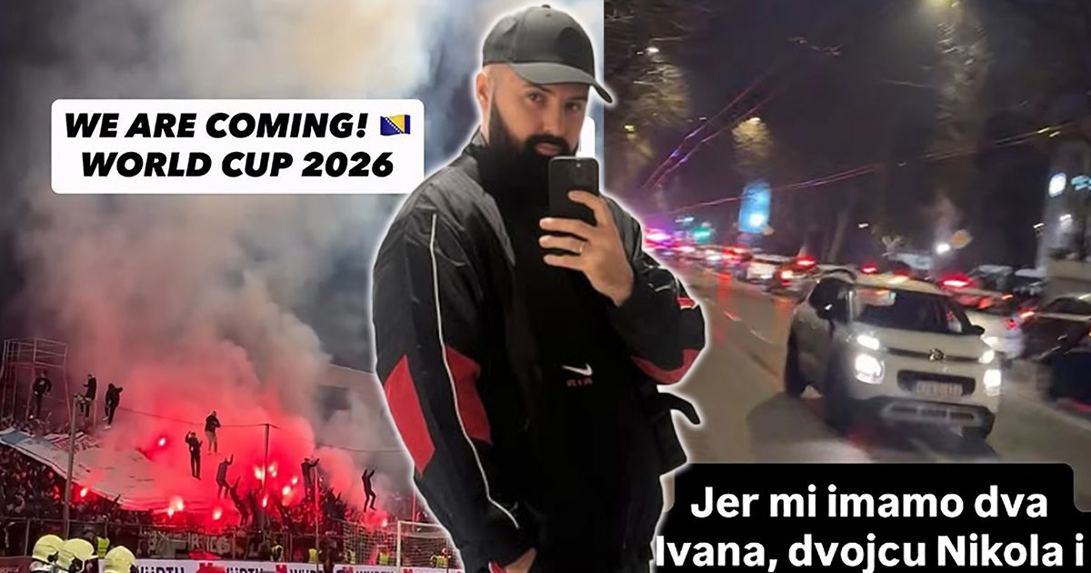 Jala Brat objavio snimak iz Sarajeva posle istorijske pobede BiH: Haos na ulicama, slavlje, trube, grad 