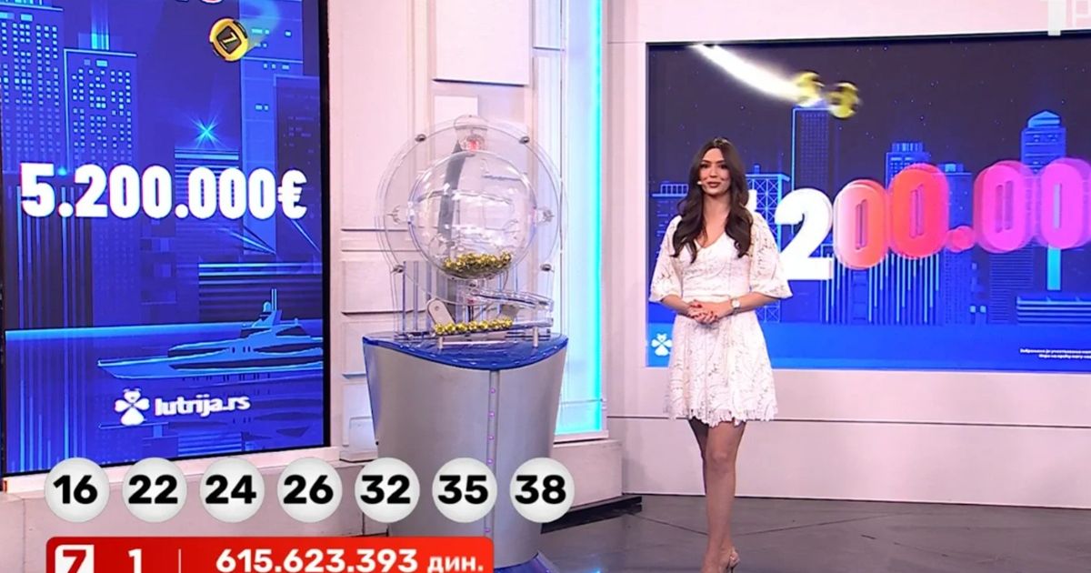 Loto Jackpot of €5.2 Million Won With Ticket Purchased in Paraćin