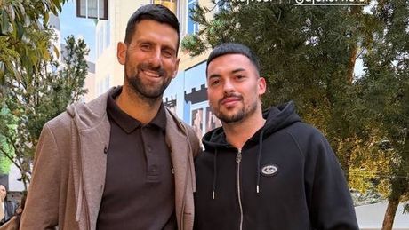 Nemanja Radonjić i Novak Đoković