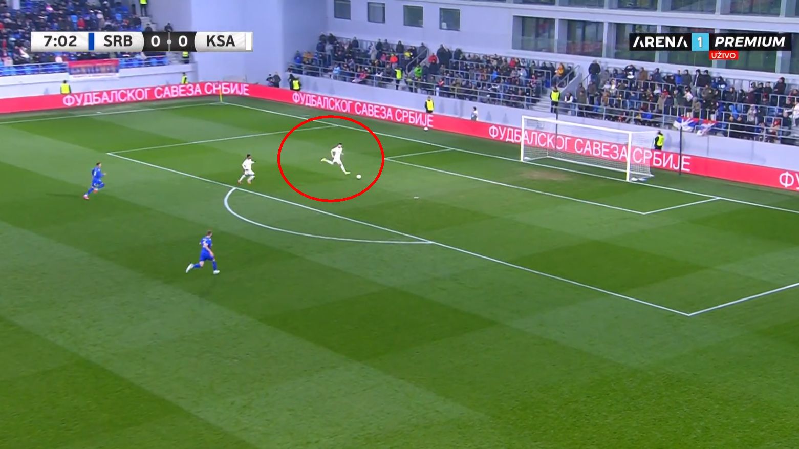Pogledajte šokantnu grešku Srbije: Napadač Saudijske Arabije se ušetao u prazan gol!