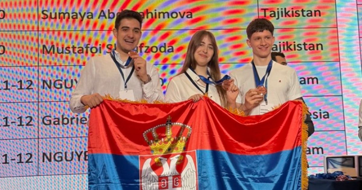 Naši učenici blistali u Singapuru: 9 medalja iz prirodnih nauka i dvoje apsolutnih pobednika