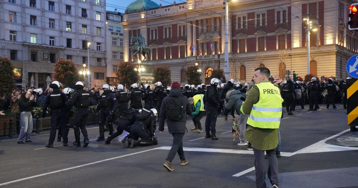 Protest in front of the Rectorate ended after Đokić's address