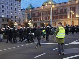 Rektorat Univerziteta u Beogradu incidenti policija protest demonstranti sukobi