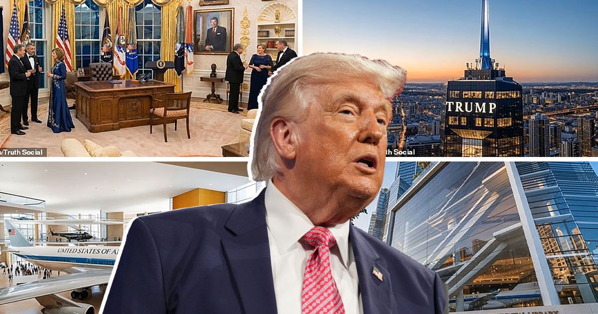 Novi Trampov megalomanski san: Predsednička biblioteka na 50 spratova sa sve avionom u prizemlju