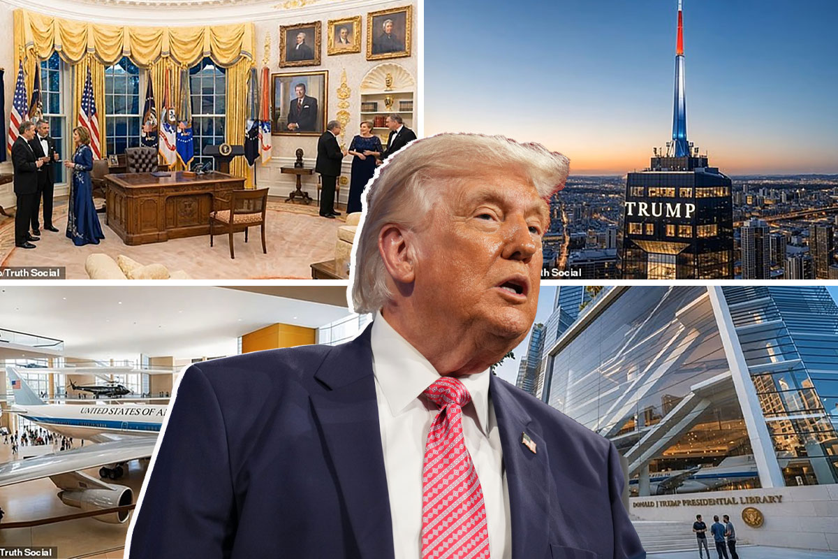 Novi Trampov megalomanski san: Predsednička biblioteka na 50 spratova sa sve avionom u prizemlju