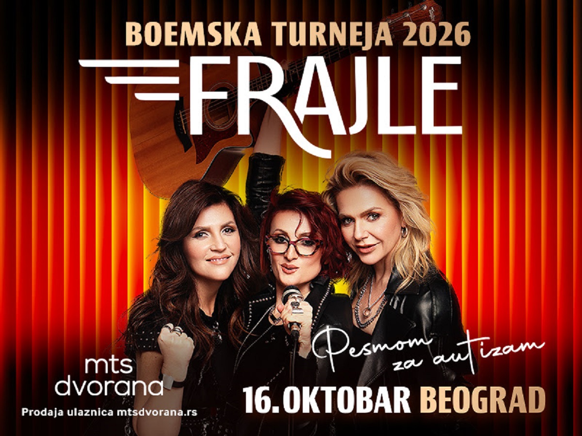 Frajle u MTS Dvorani 16. oktobra - "Pesmom za autizam"
