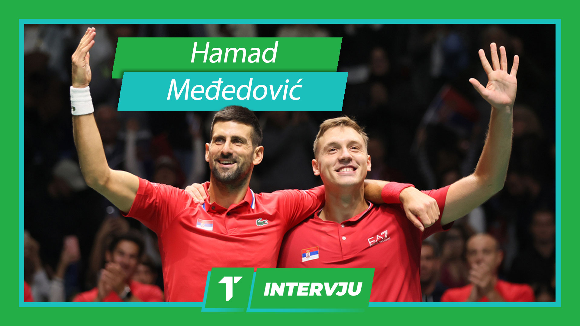 Hamad Međedović za Telegraf: "Voleo bih sa Novakom da donesem titulu Srbiji, to je san svih nas"