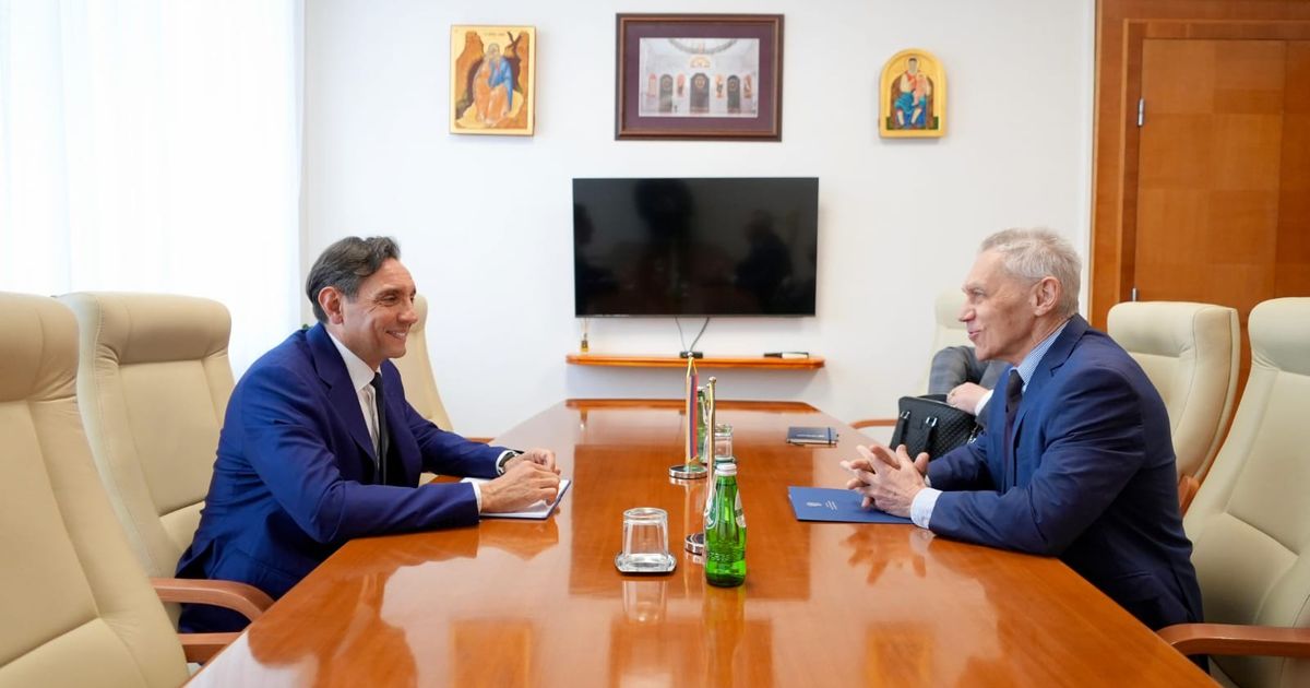 Srbijagas Supervisory Board President Aleksandar Vulin meets with Russian Ambassador Botsan-Kharchenko