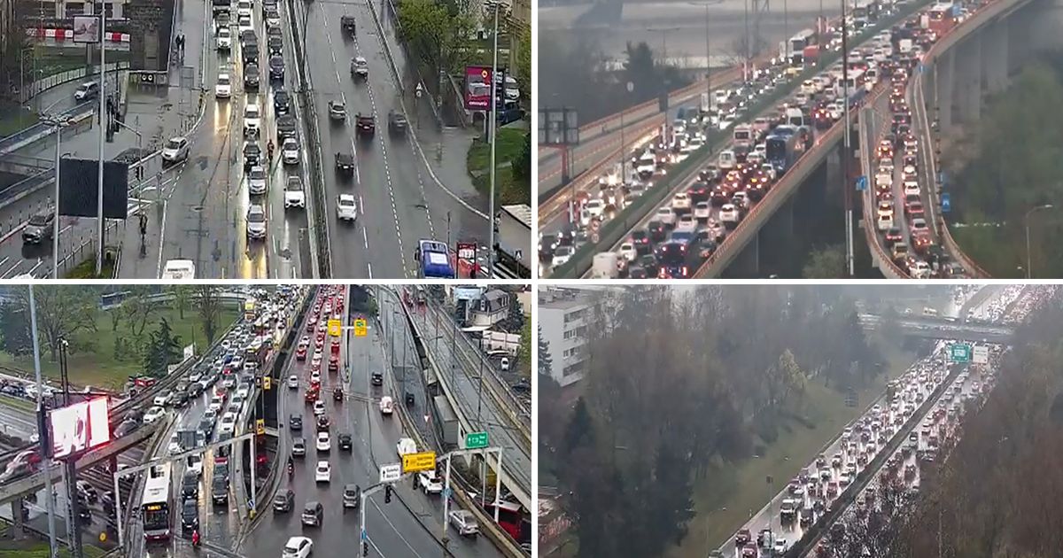 Kiša i špic napravili kolaps u Beogradu! Ne krećite ako nemate strpljenja: Izbegavajte ove delove grada