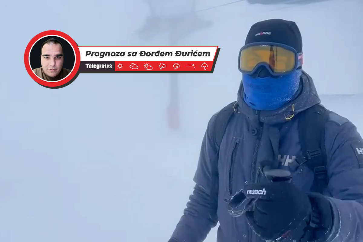 Olujni vetar nosi sve pred sobom, SNEG zatrpava bez prestanka! Zakoračili smo u mesto kao da smo usred Sibira