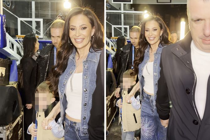 Ceca Ražnatović sa unukom Željkom