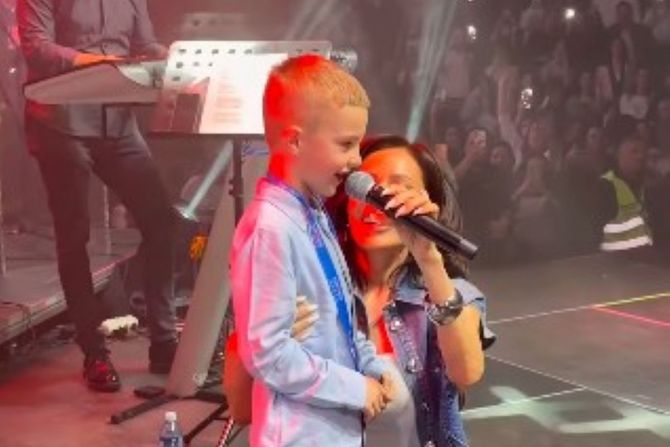 Ceca Ražnatović sa unukom Željkom