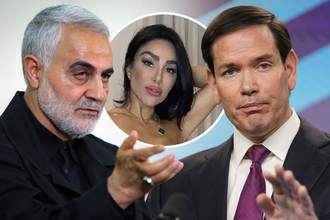 Qassem Soleimani, Marco Rubio i Hamideh Soleimani Afshar