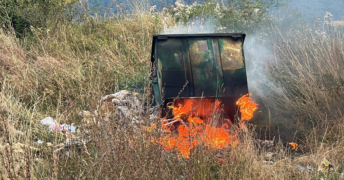 Hitno upućen apel građanima Užica! Nemarom zapaljeno preko 50 kontejnera, plamen preti da se proširi