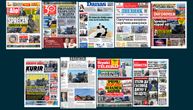 NASLOVNE STRANE SUTRAŠNJIH NOVINA: Prelistavanje štampe za ponedeljak, 6. april 2026. godine