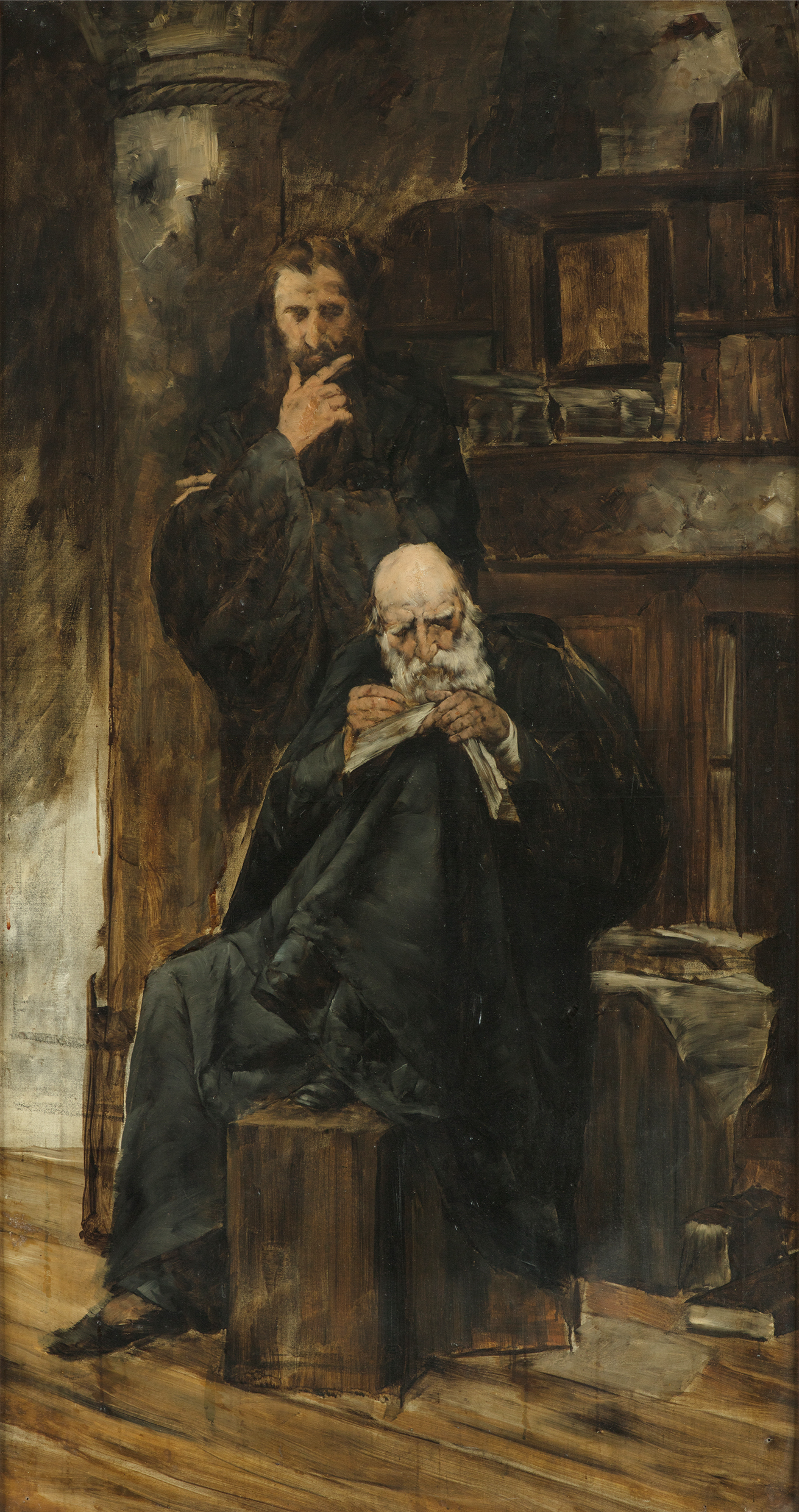 Đorđe Krstić i njegova poslednja slika: "Pisac jevanđelja" pred publikom u Narodnom muzeju Srbije