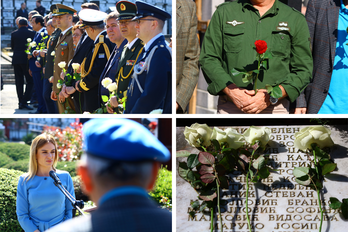 Sećamo se stravičnog šestoaprilskog bombardovanja Beograda: Položeni venci žrtvama na Novom groblju