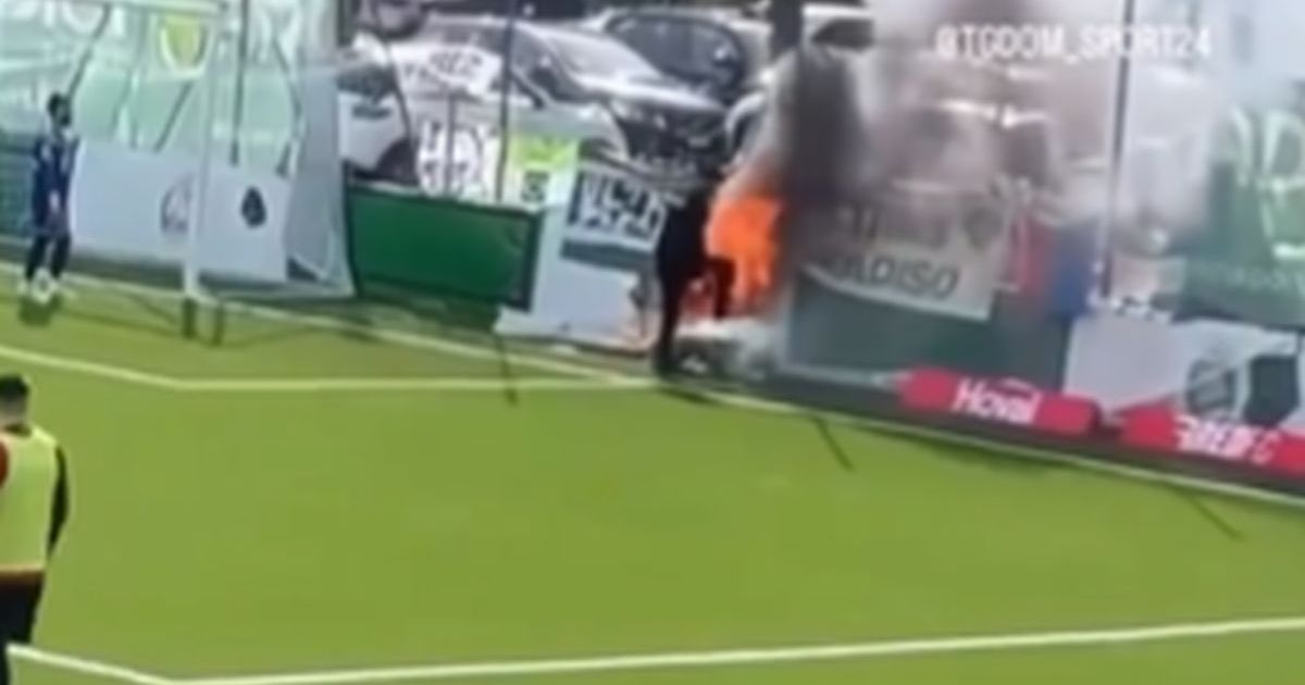 Bivši reprezentativac Italije gasio požar tokom meča