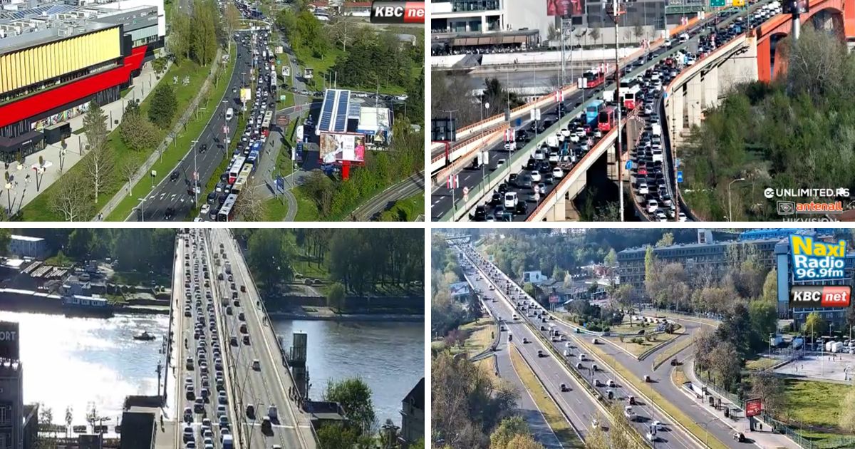 Beograd paralisan! Ulice preplavljene saobraćajem, igla nema gde da padne: Izbegavajte ove delove grada