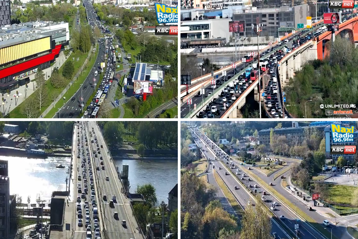 Beograd paralisan! Ulice preplavljene saobraćajem, igla nema gde da padne: Izbegavajte ove delove grada