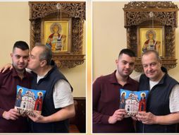 Ivica Dačić sa sinom