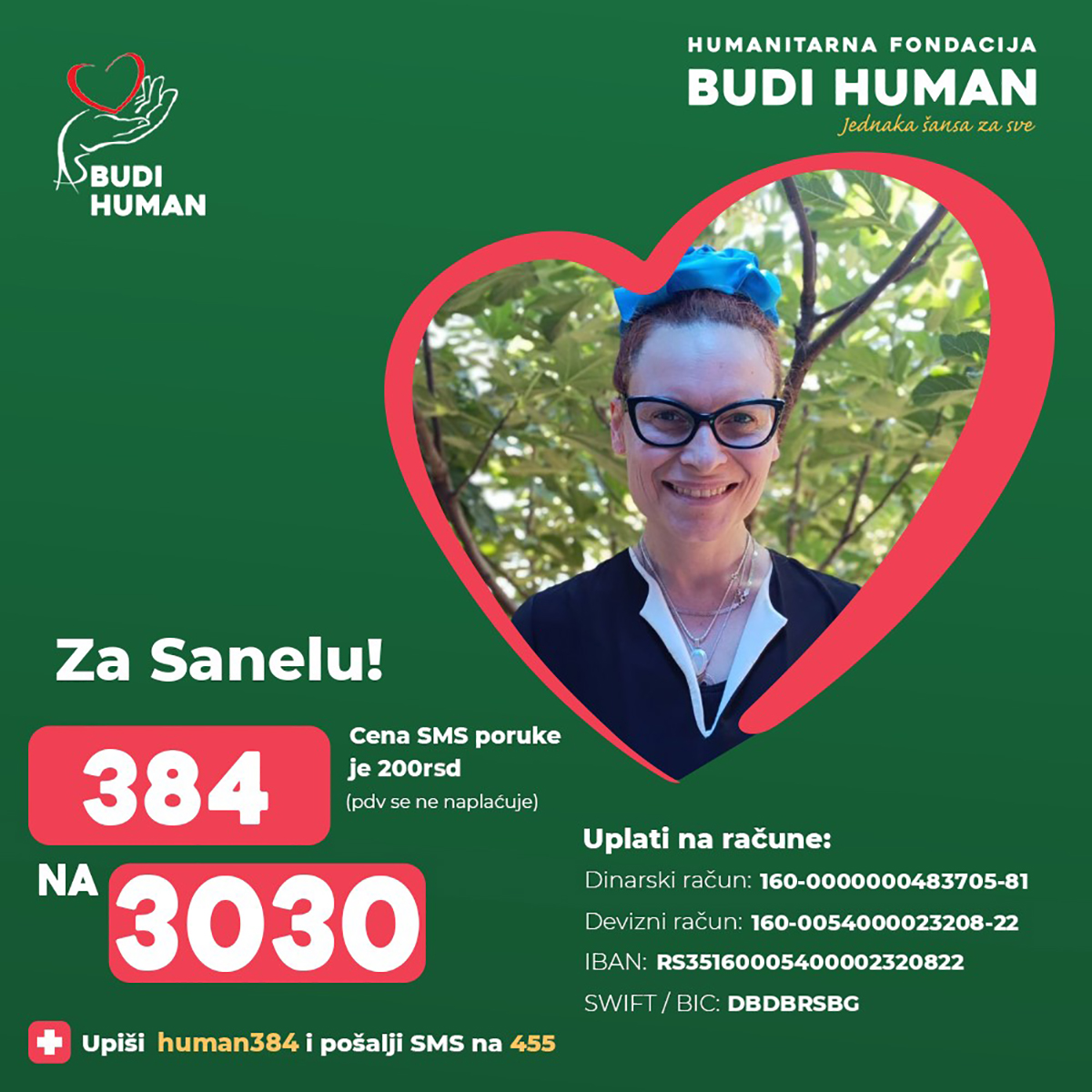 Sanela bije tešku bitku, umor i bol su prisutni, a ne može sama: Pomozimo joj da pobedi sve nedaće