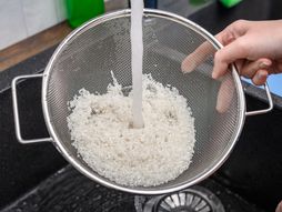 pirinač, ispiranje pirinča, pranje pirinča