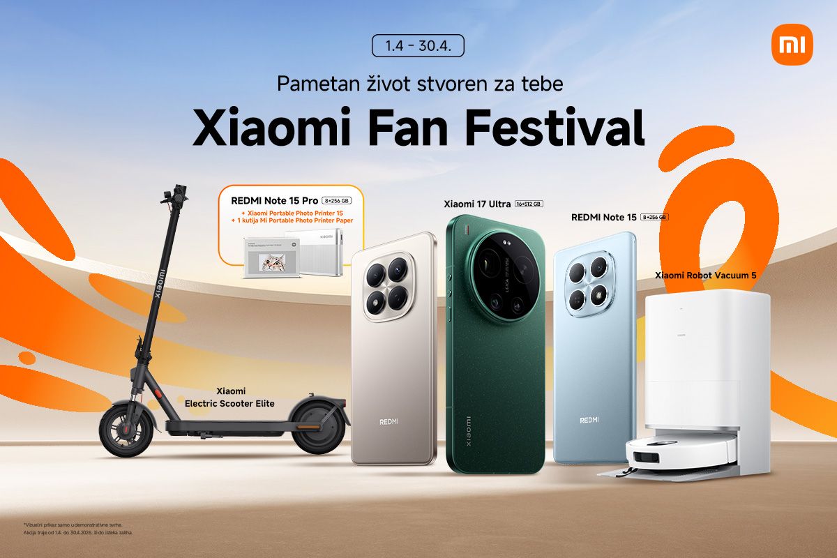 Xiaomi Fan Festival 2026: Mesec posebnih pogodnosti i pametnih rešenja