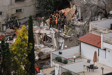 Haifa, zgrada uništena u napadu, poginule tri osobe