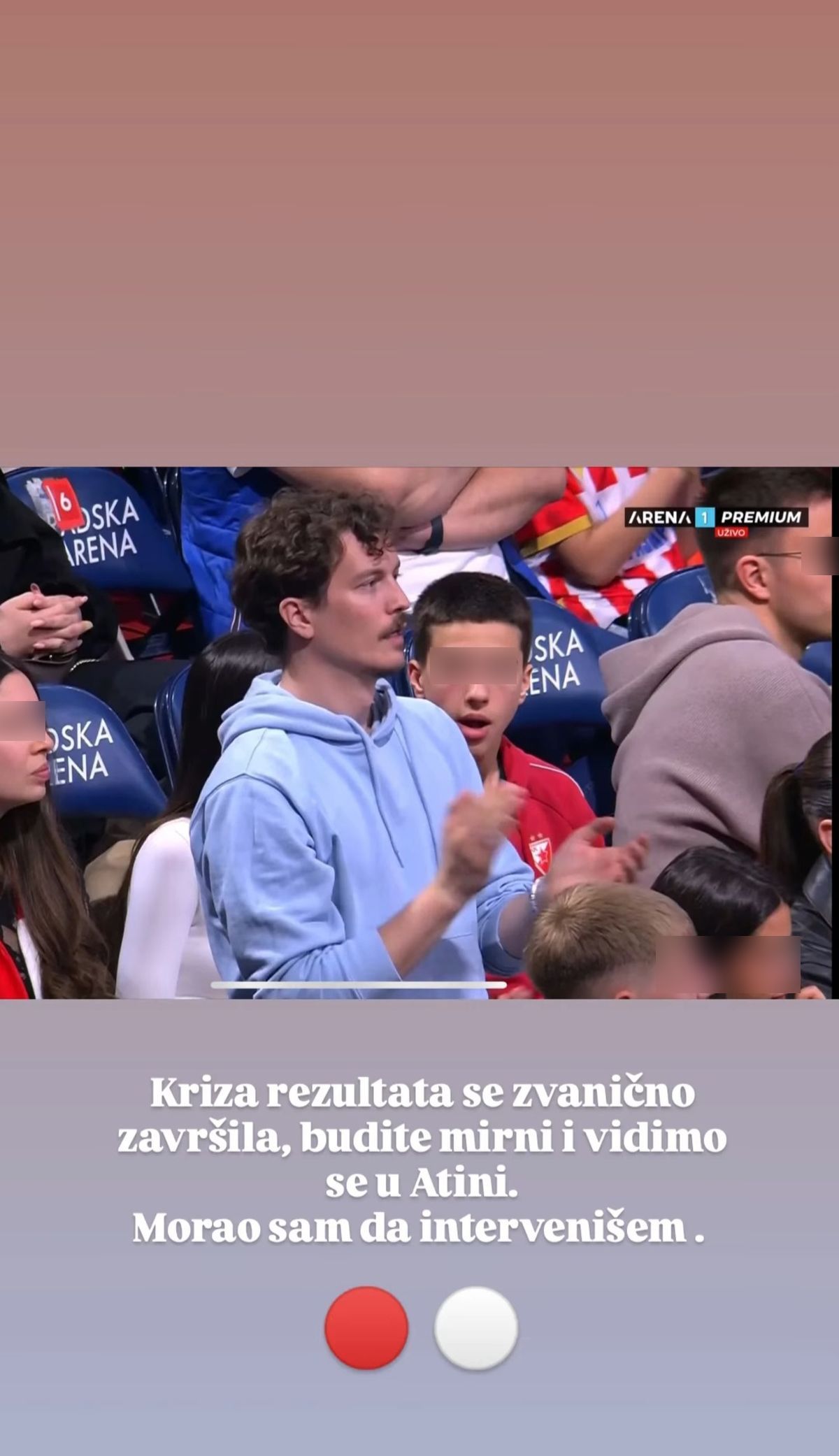 Igrao je u seriji "Izvor", a sada je gledao Zvezdino "uništavanje" Pariza: Njegove poruke će oduševiti Delije