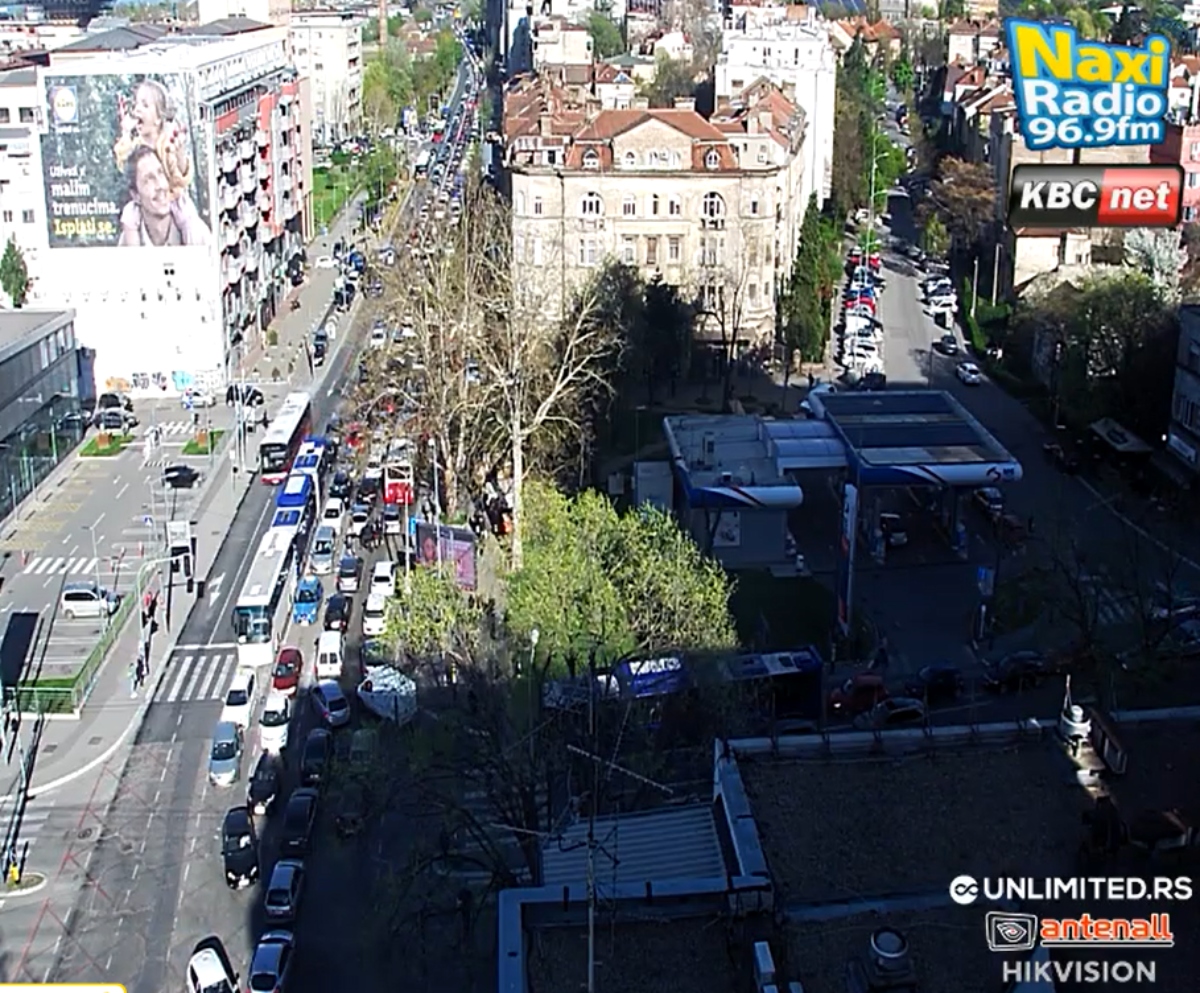 Haos u centru Beograda! Paralisan Bulevar Despota Stefana: Odavde dalje ne možete ni makac