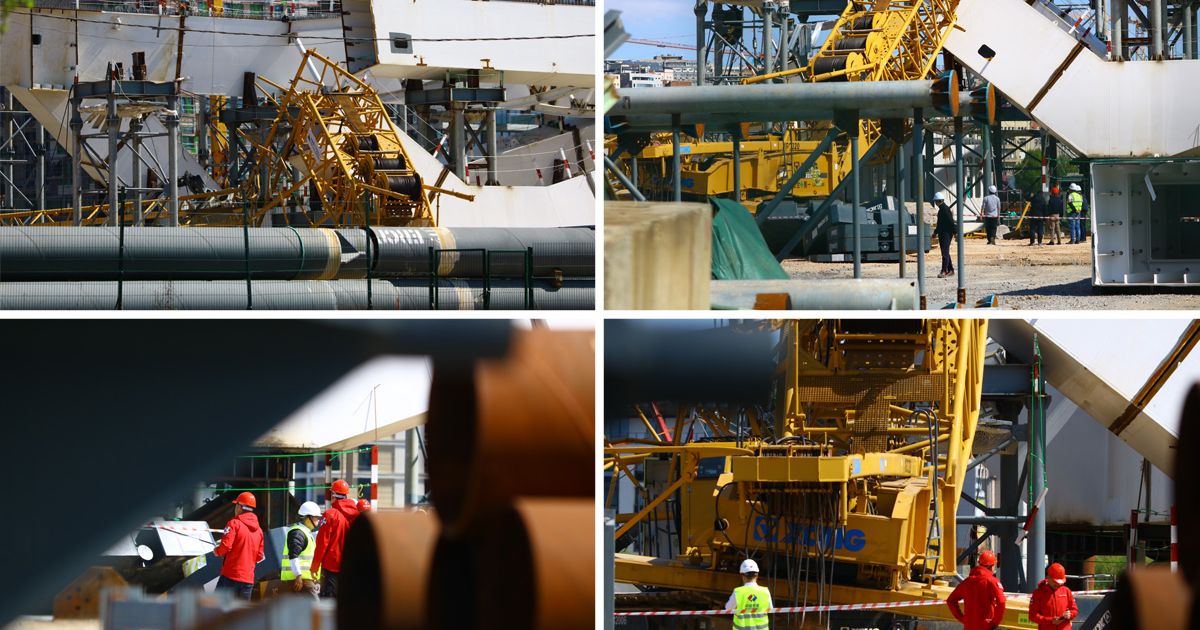 One person dies, two others are injured as 350-TON construction crane collapses in Belgrade!