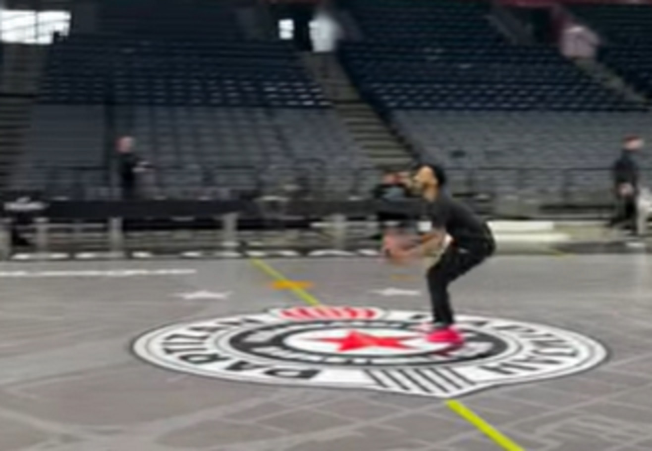 Košarkaši Partizana pogodili neverovatan broj trojki sa pola terena: Dvojica su posebno dominirala na treningu