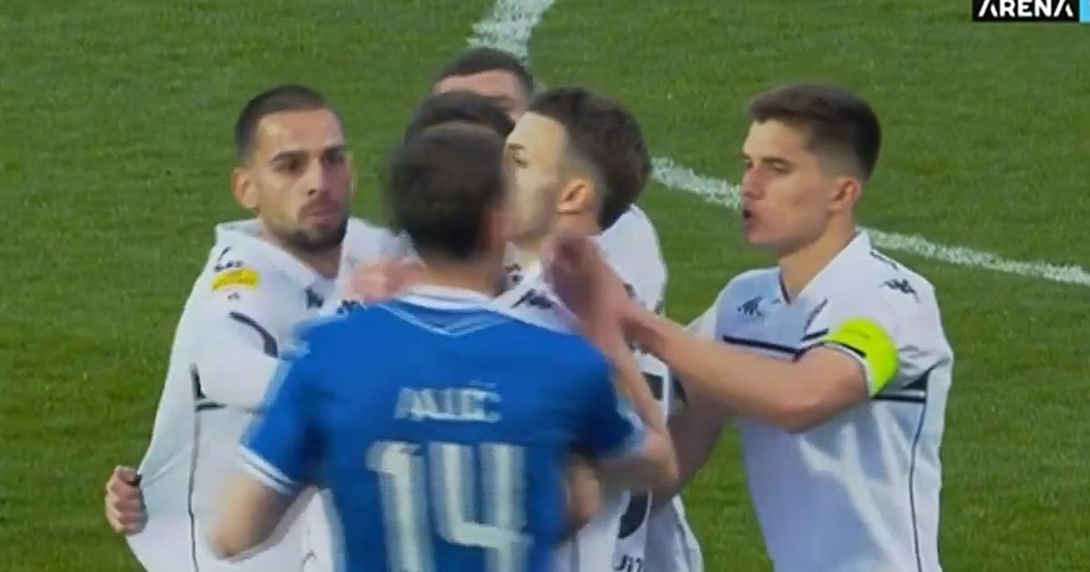 Frka u Novom Pazaru: Umalo se potukli domaći i igrači Partizana, Alić krenuo na bivšeg reprezentativca Srbije