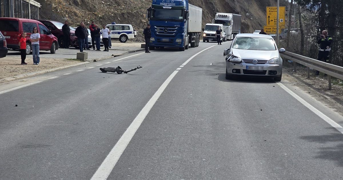 UZNEMIRUJUĆE Kamera zabeležila tragediju u Novom Pazaru, jedna devojčica poginula, druga u teškom stanju