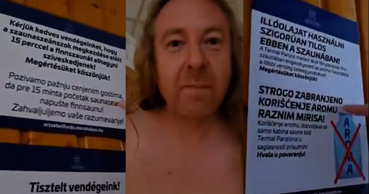 DA PUKNEŠ OD SMEHA! Natpisi u mađarskom spa-centru raspametili Srbe, svi pričaju o OVOM snimku