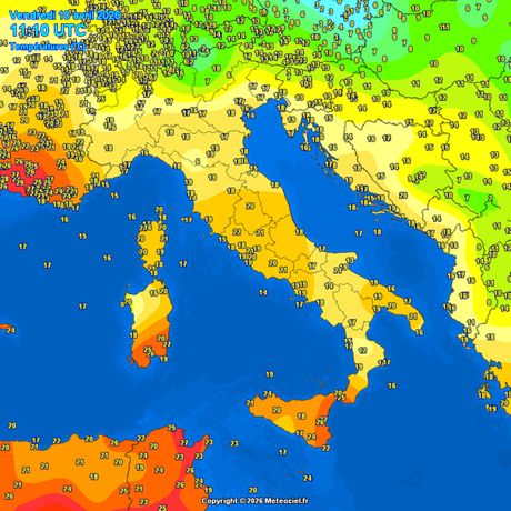 Trenutne temperature vazduha