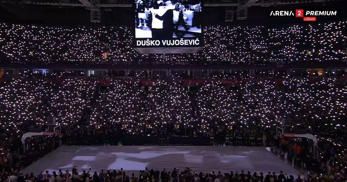 Tuga kakvu Beogradska arena ne pamti, ovako se Partizan oprostio od Duška Vujoševića: Film, suze i bolne slike