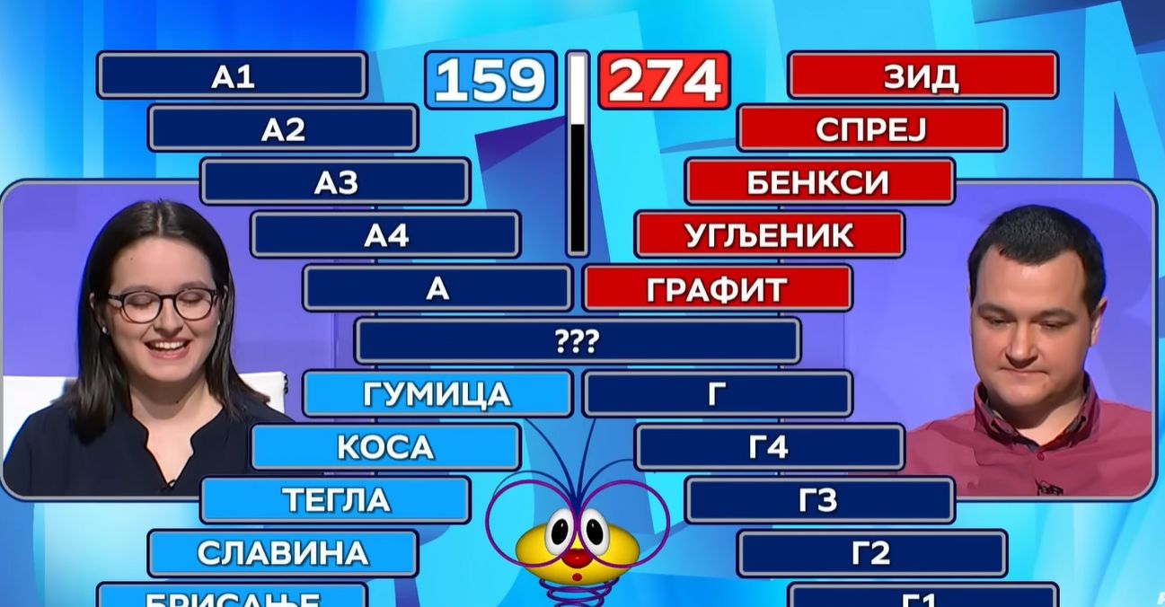 "Znam šta je, ali...": Divan, džentlmentski potez takmičara prema takmičarki u "Slagalici", ovo se retko viđa