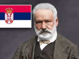 Viktor Igo, srpska zastava