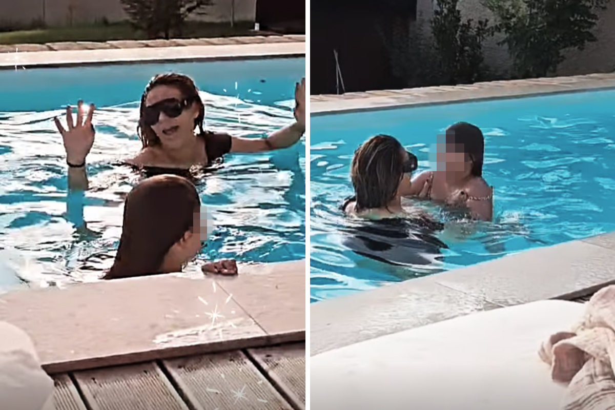 Ana Nikolić uživa u Raletovoj vili na Avali: Objavila snimak sa ćerkom iz bazena, nazdravlja uz šampanjac