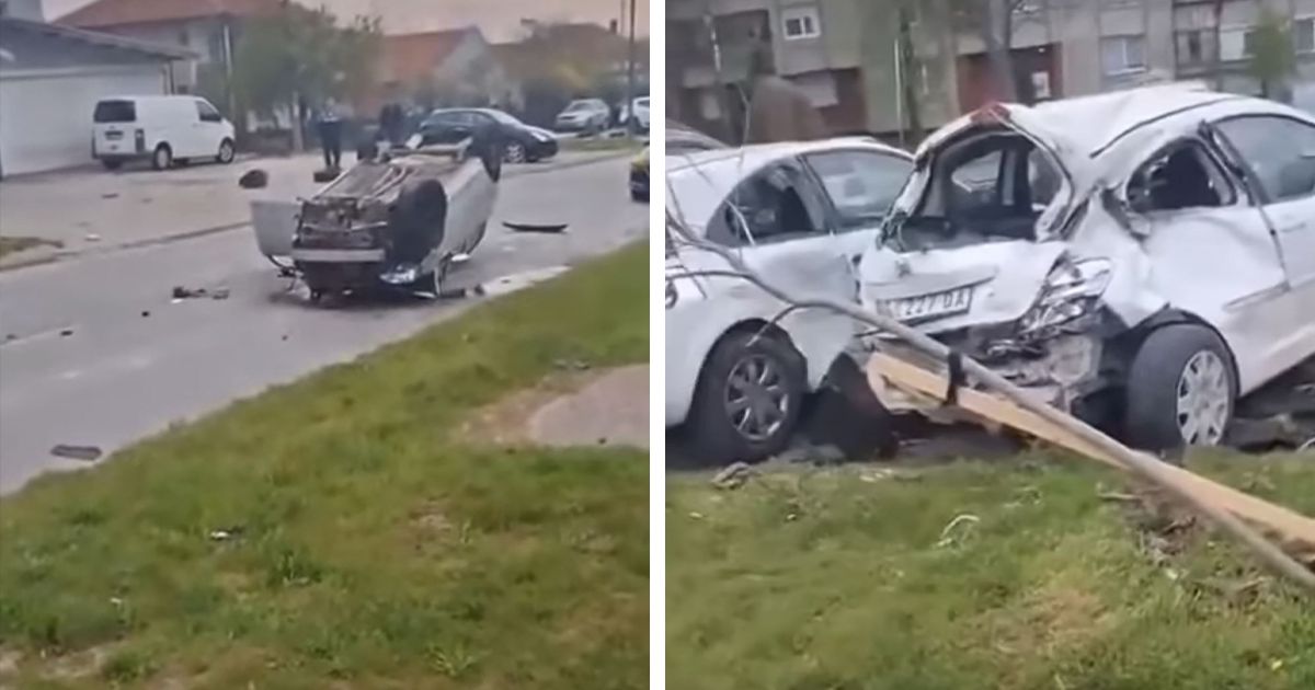 Proleteo kroz naselje, pa napravio KARAMBOL: Evo kako je završio