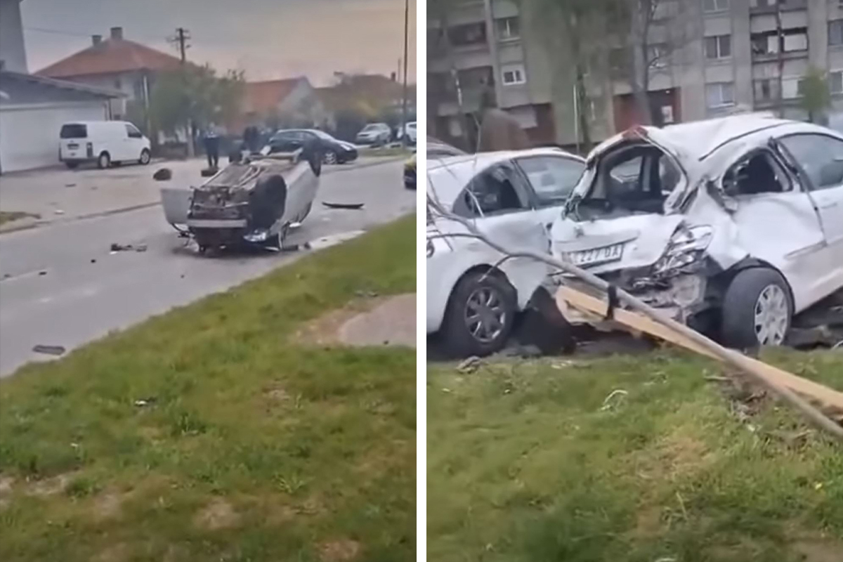 Proleteo kroz naselje, pa napravio KARAMBOL: Evo kako je završio